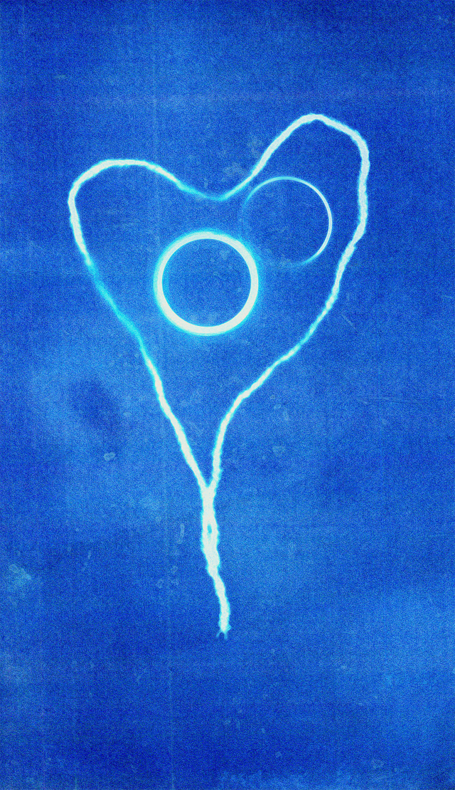 Love is a collective act - blue - c-type