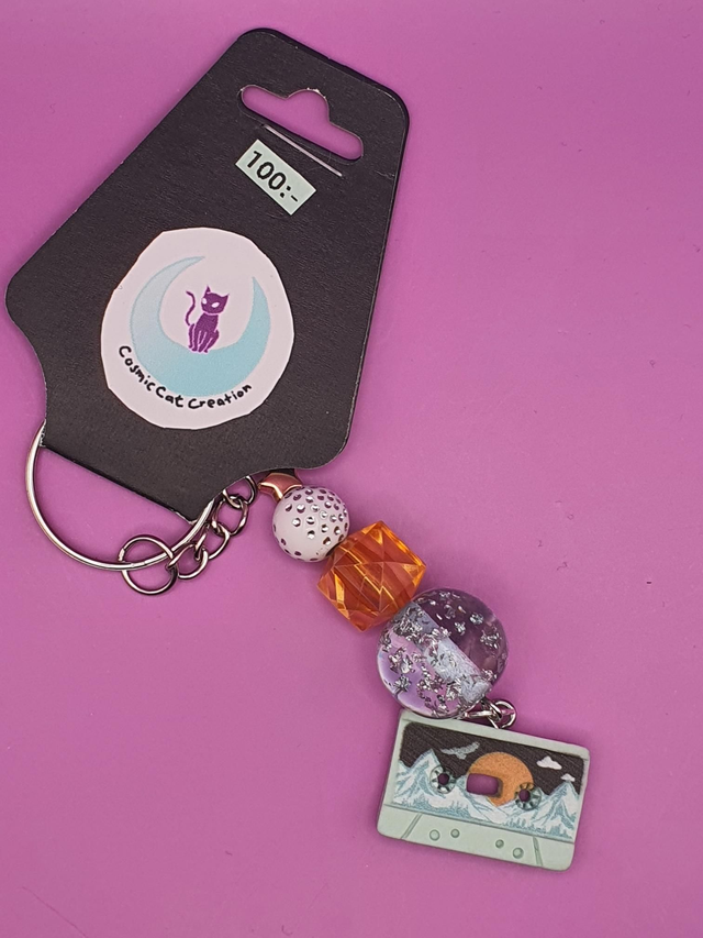 Keychain Cassette Green 