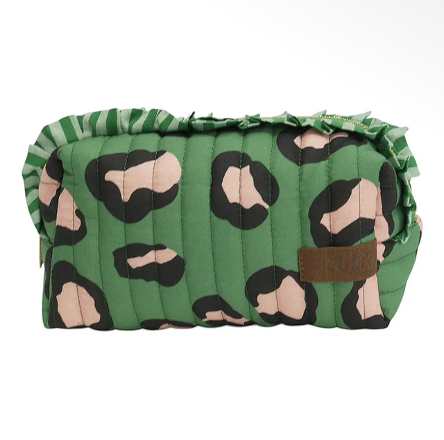 Kosmetiktasche Leo grün