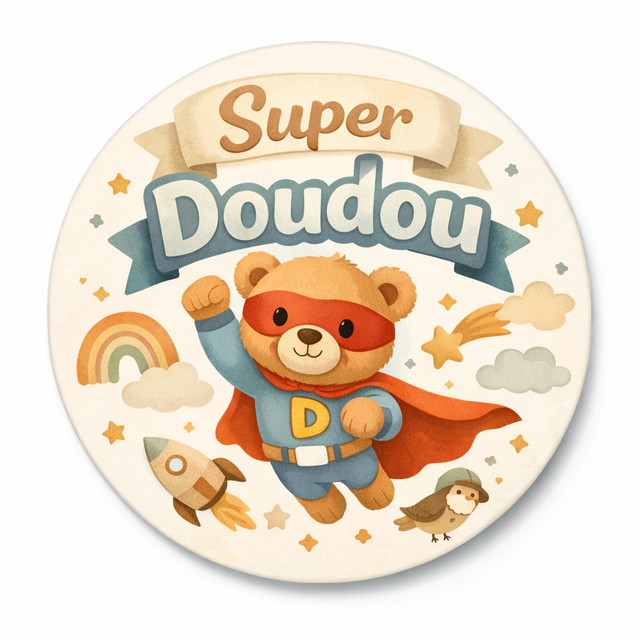 Badge super doudou