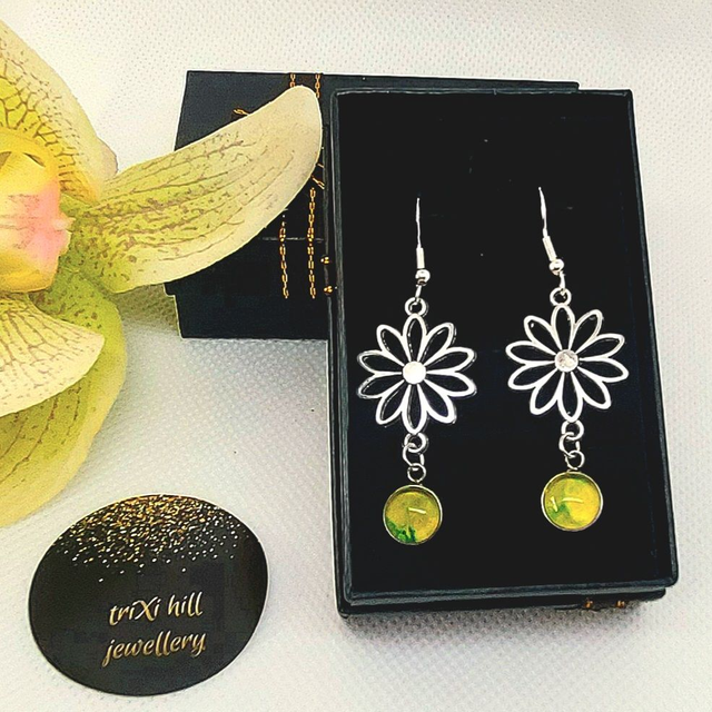 Sunny Flowers - Drop Earrings 