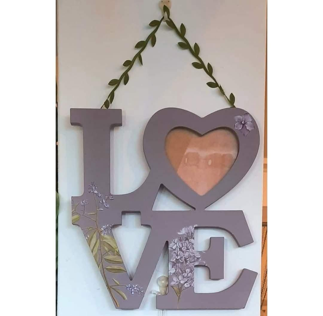 Love sign photo frame