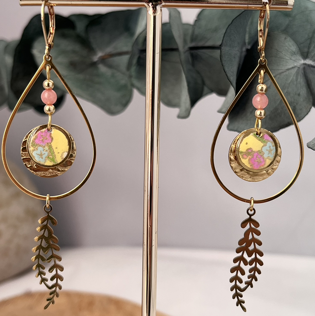 Boucles d’oreilles acier inoxydable