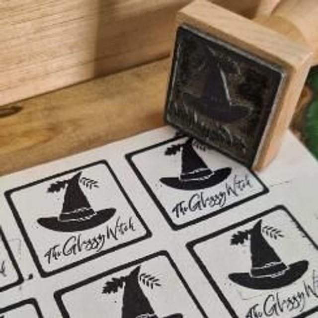 Rubber Ink Stamp &amp; Inkpad - Custom Rubber Stamp