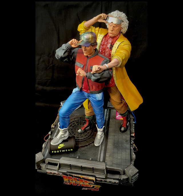 Retour vers le futur II Peint 1/6e. VENDU [dispo à la commande]