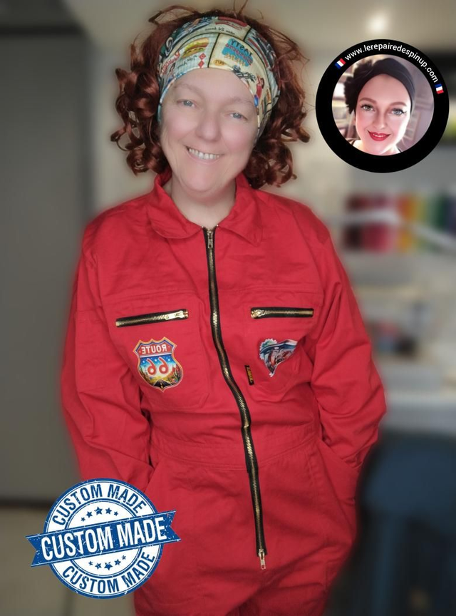 Combi-pantalon Pin-up American Highway Last Stop