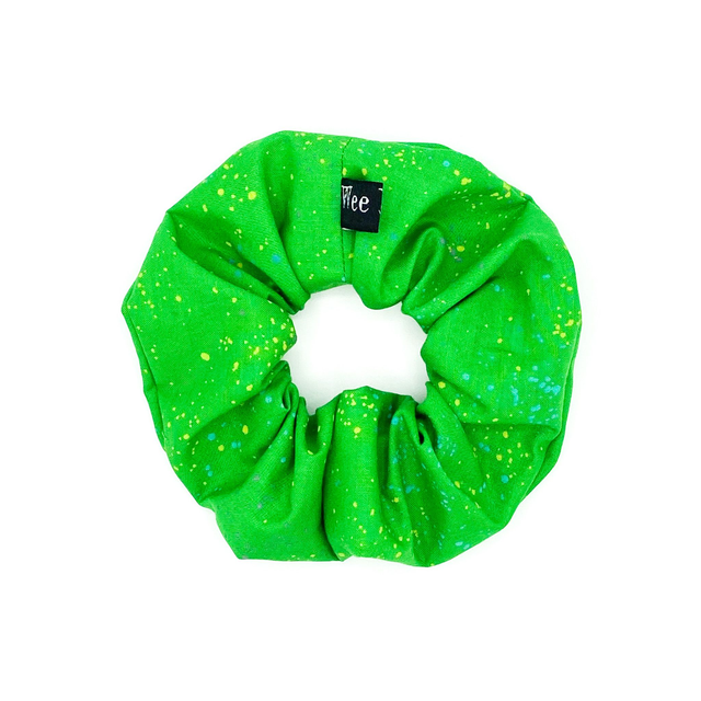Rightsized Scrunchie - Green Speckle