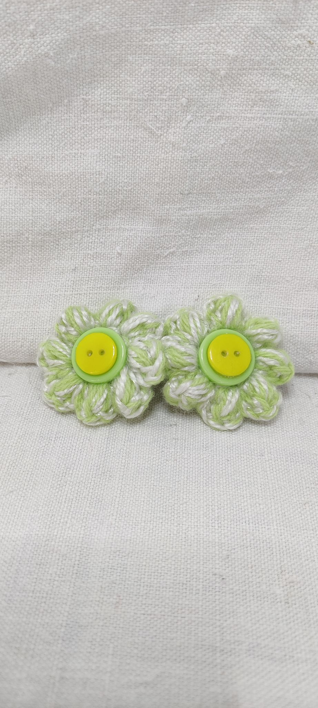 Barrette plate Amande douce