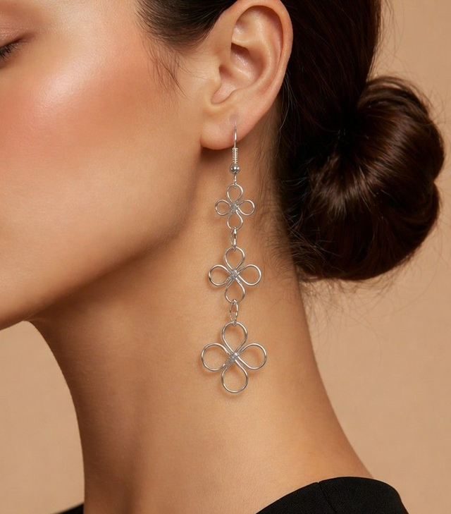 Boucles d'oreilles treffles