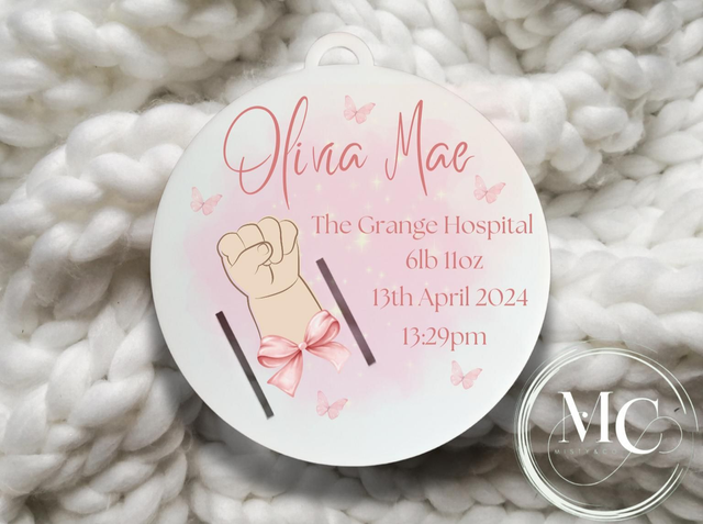 Baby hospital wristband keepsake