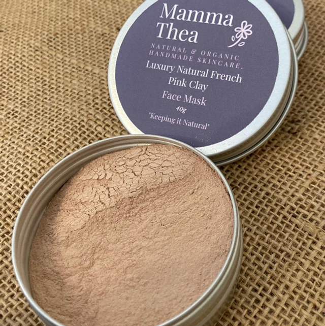 Luxury Natural Pink Face Mask