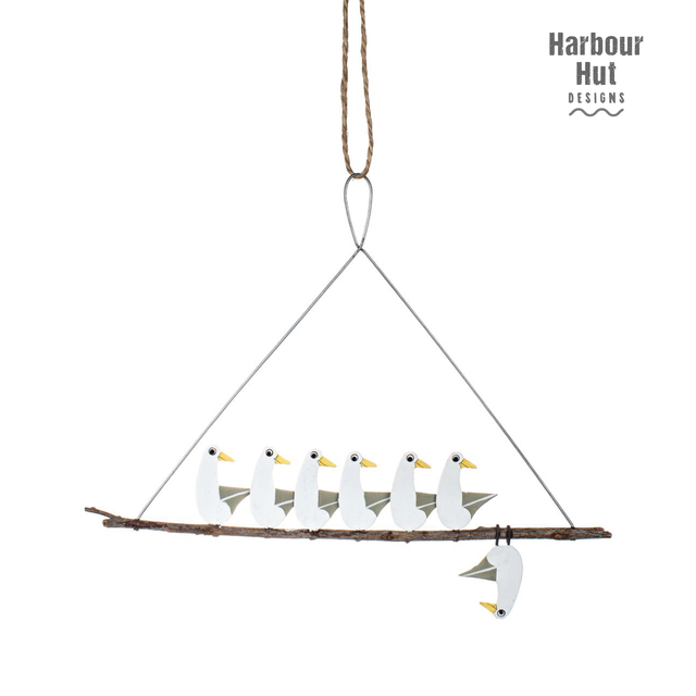 Seagulls in a Row (ish)