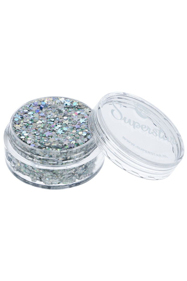 Superstar chunky glitter crème "Silver Starlight" 10 ml