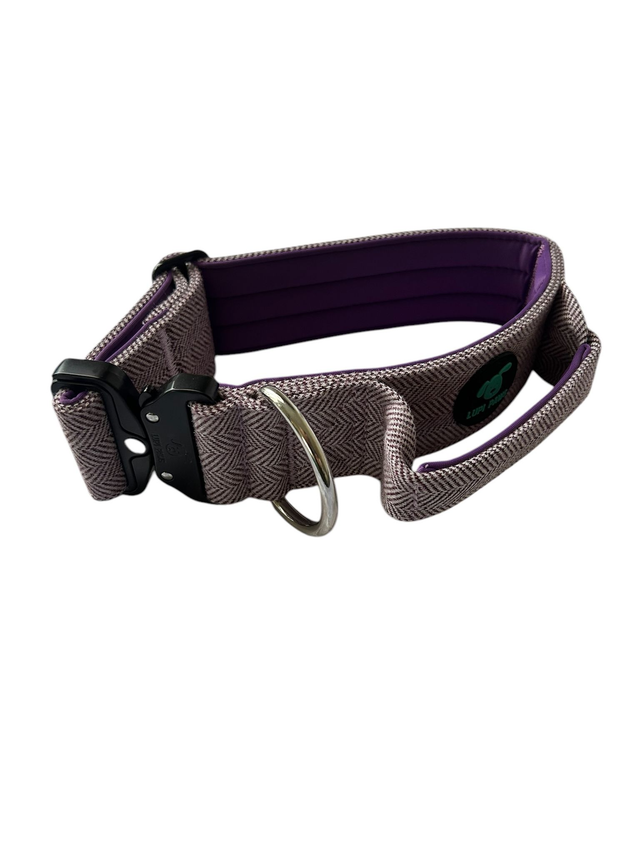 Tweed Collar - Purple