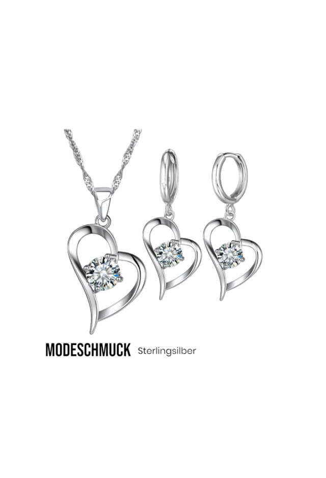 Schmuckset Silber 925 HERZ 3