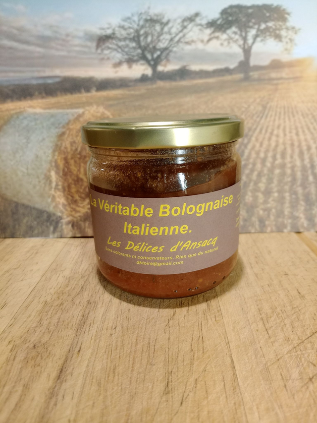La Véritable Bolognaise  Italienne.