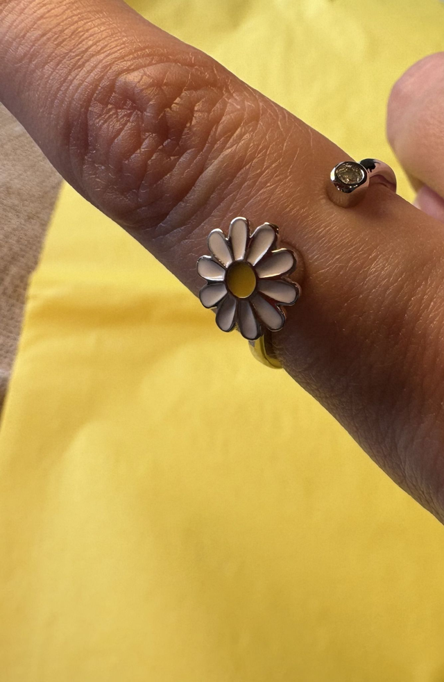 Calm Collective Daisy Anxiety Fidget Ring