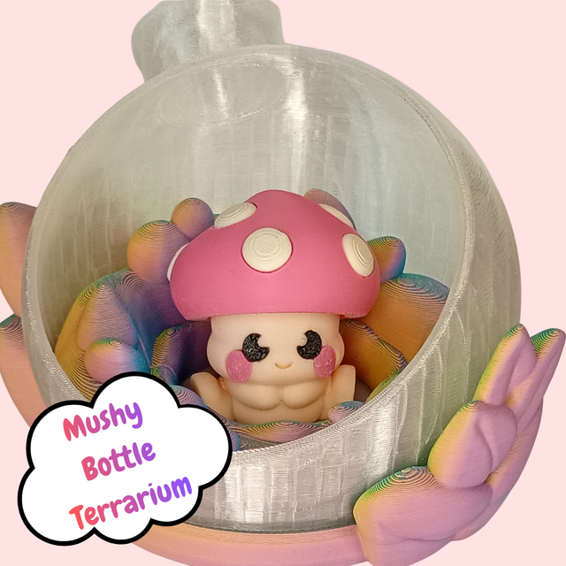 Mushy Bottle Terrarium 