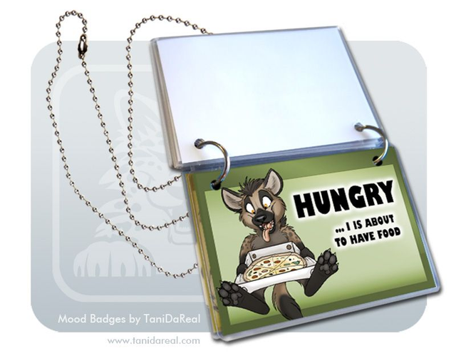 Mood Badges SET HYENA