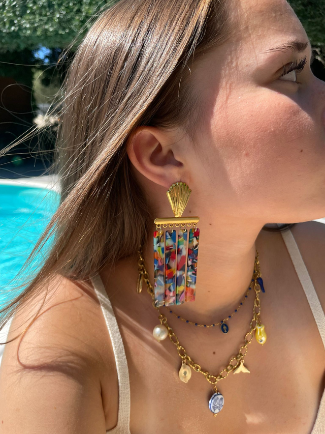 Boucle d'oreille Hélios