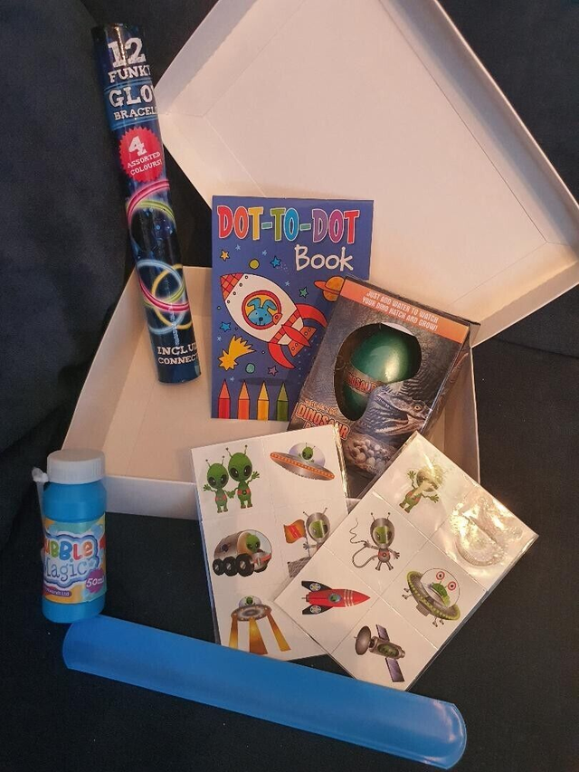 Beautiful Various Child's Gift Box of Goodies Xmas, Birthday any Occasion