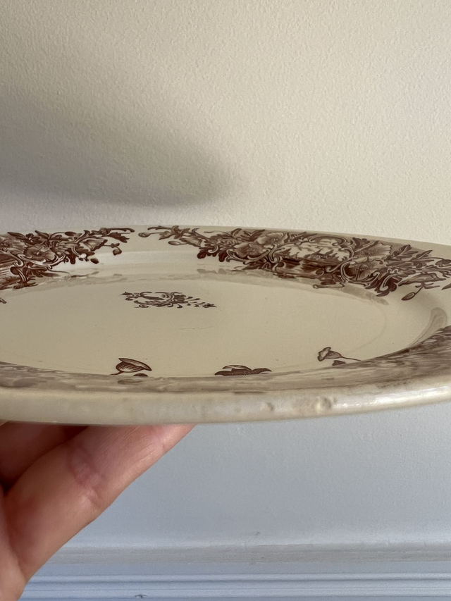 MARINE - Les assiettes plates de la manufacture Badonviller - Terre de Fer