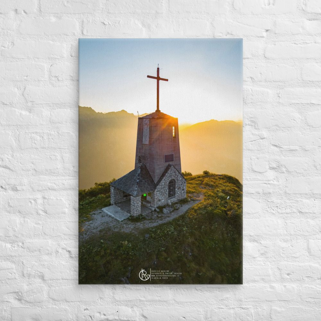 Canvas Church sunrise