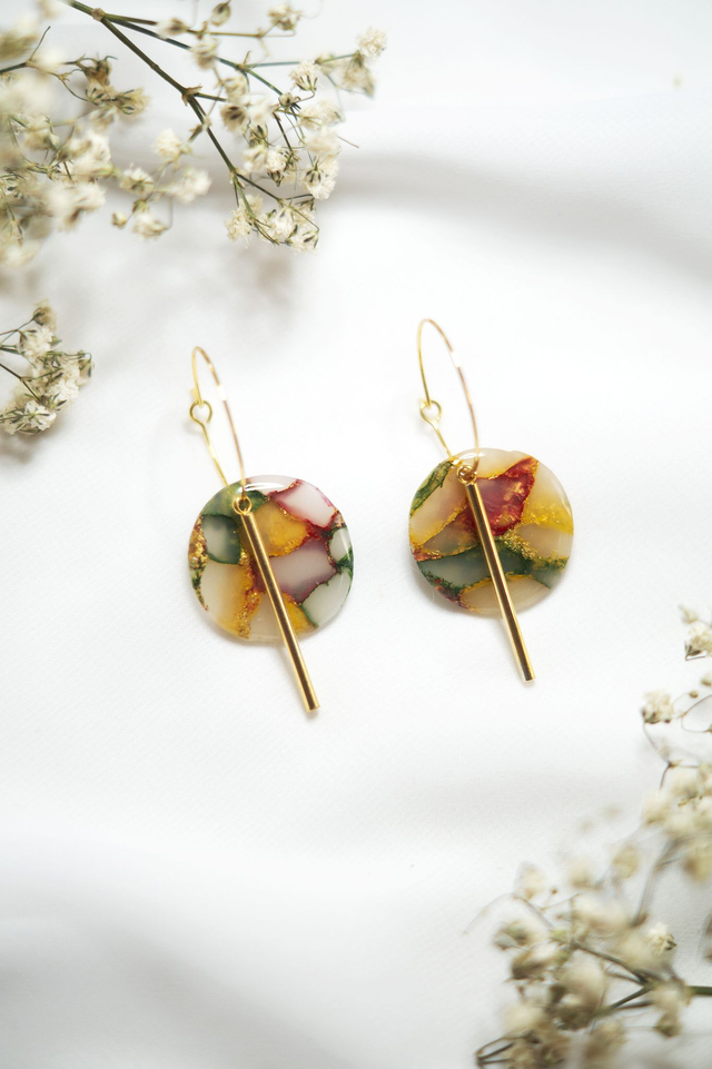 Coloris automne - Boucles Cléopâtre