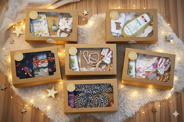 Geschenkbox Geburt, Geburtstag, Weihnachten, Ostern
