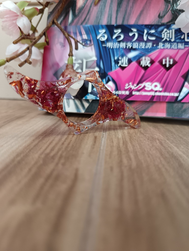 Bague de lecture fleurs séchées