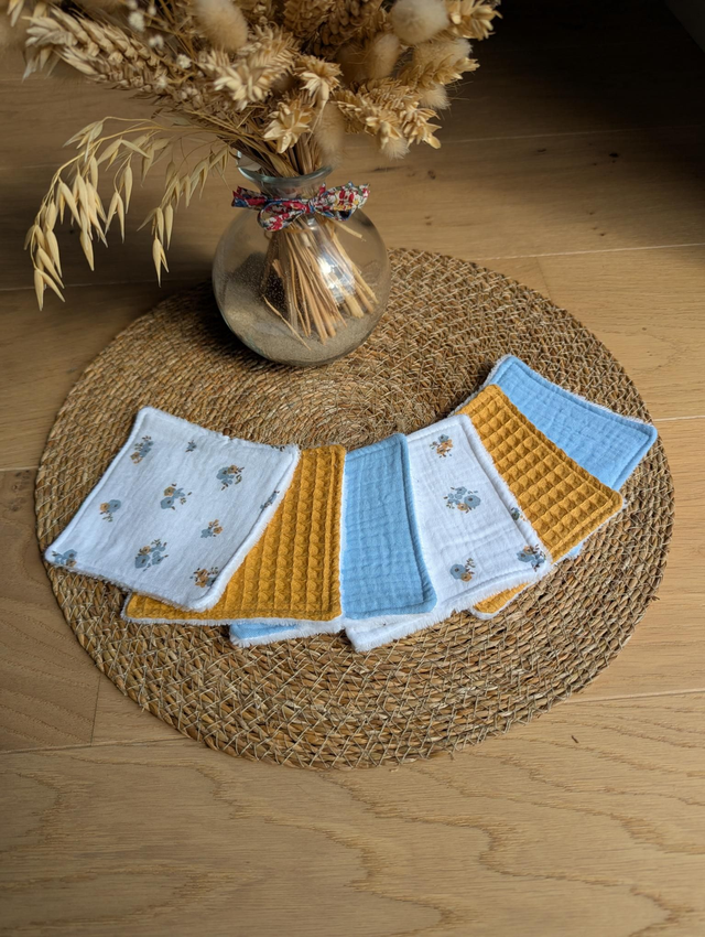 Lingettes lavables 