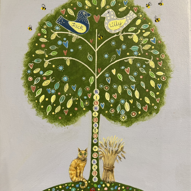 Original painting-Family Tree
