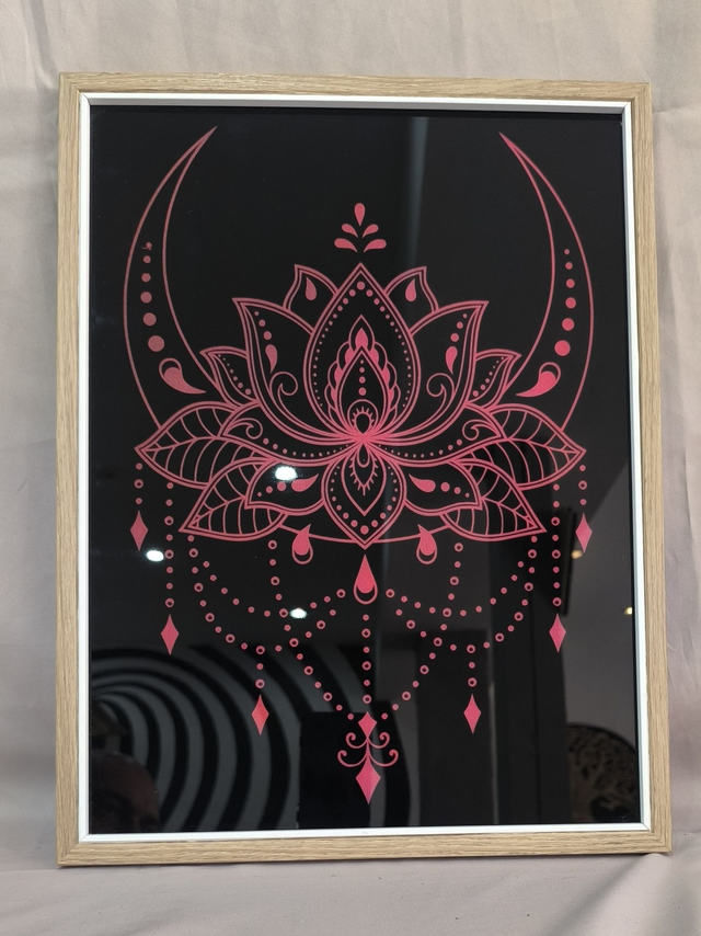Cadre en verre "Lotus"