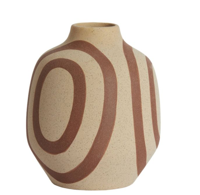 UMYA - matt sand &amp; terra vase