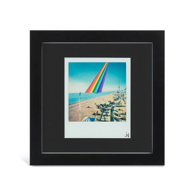 Framed Brighton Pride Beach Front Polaroid Artwork