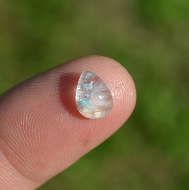 Quartz Medusa Gilalite du Brésil 1,85ct gemstones Paraiba rare mineral brazil