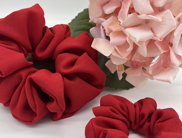 Scrunchie Haargummi rot 