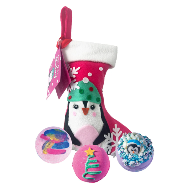 Chaussette pingouin 3 boules de bain