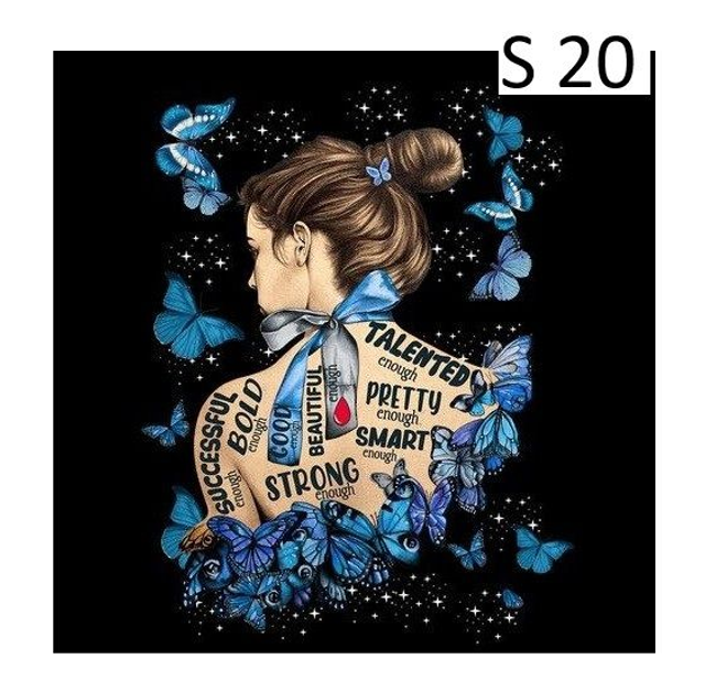 Panneau simili Femme et tatouages