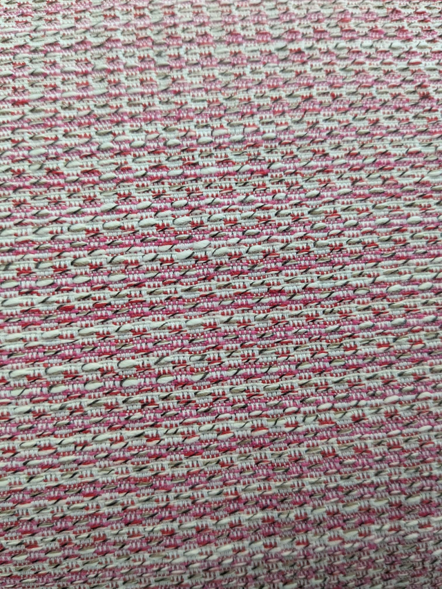 Pink Textured Cotton Blend