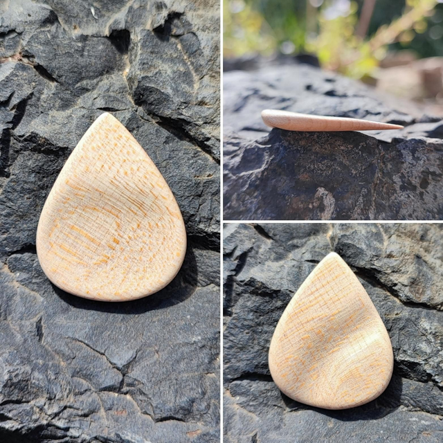 Médiator en Bois de Sycomore 