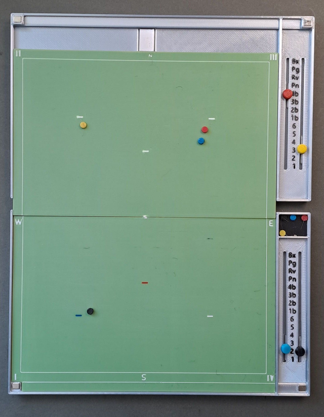 Magnetic Croquet Strategy Board