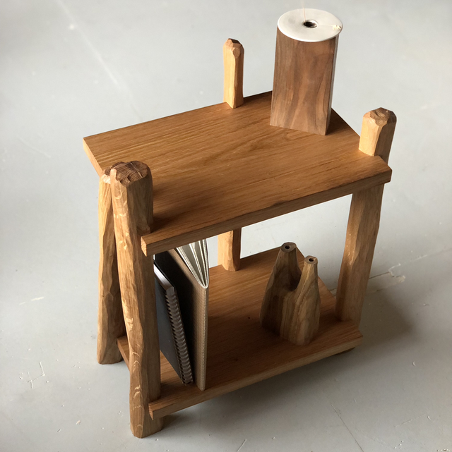 Table de chevet châtaignier 