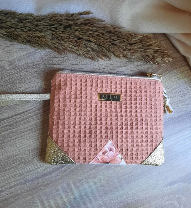 Petite pochette Rose poudré 