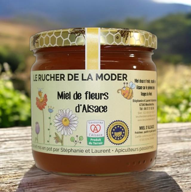Miel de fleurs d'Alsace - Le Rucher de la Moder