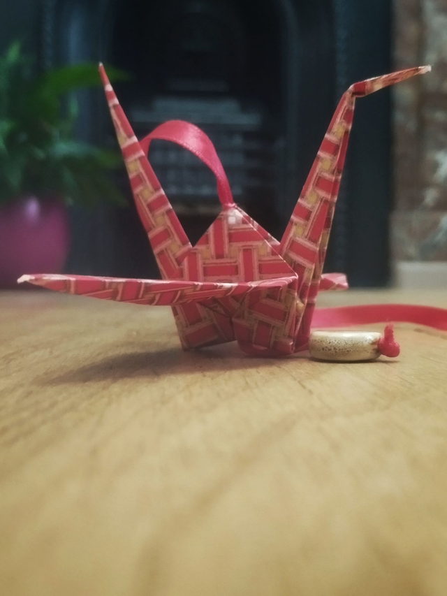 Suspension Origami - Grue de la Paix 