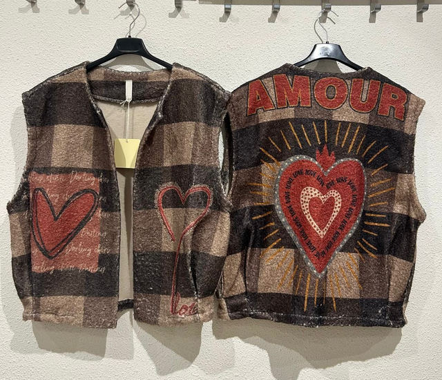 Gilet bouclé print 6