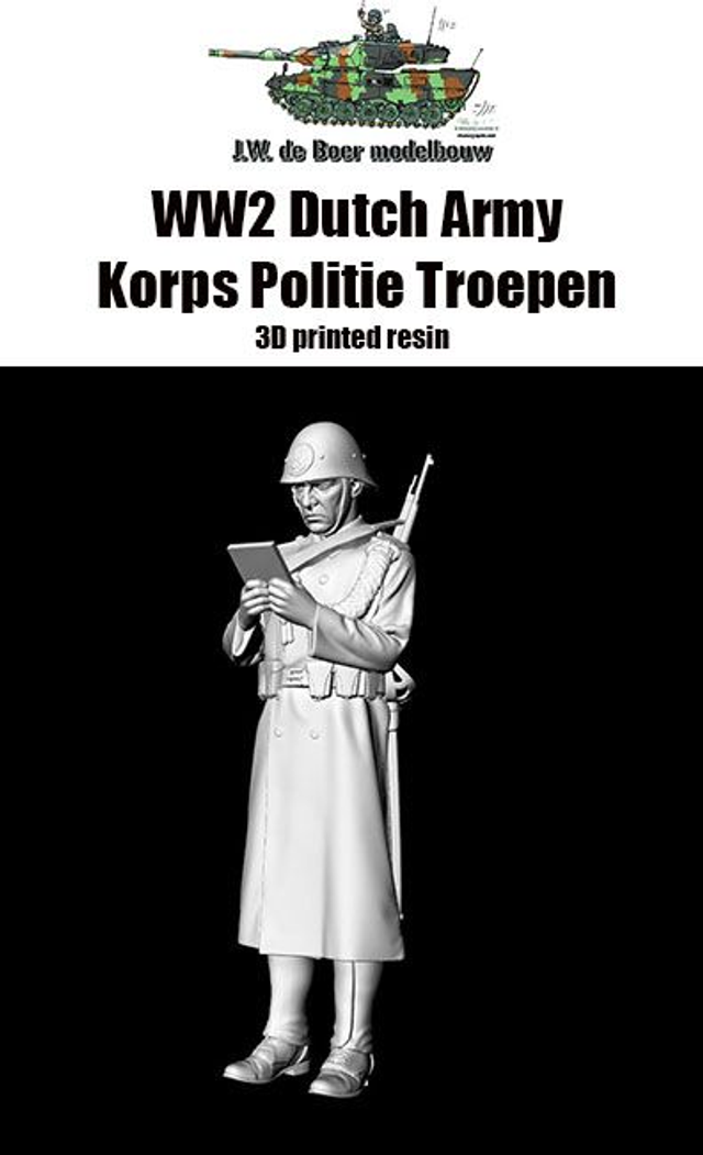 WW2 Dutch Army Korps Politietroepen (Available in 1/35, 1/48, 1/72 and 1/87)
