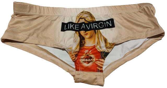 Culotte humour vierge TU (Fringoo) 