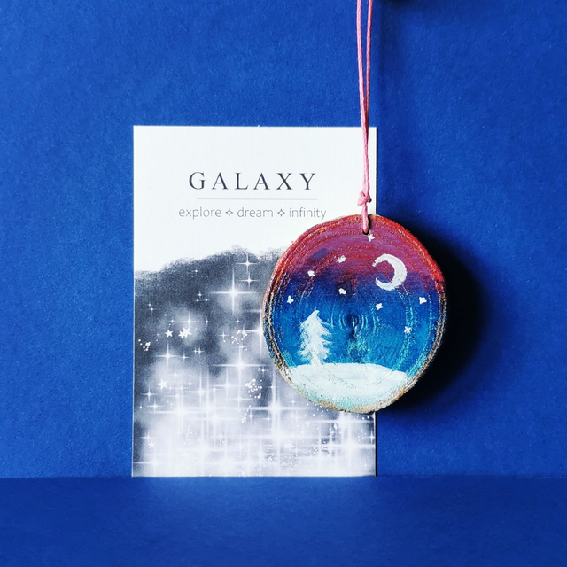 Galaxy charm Moon